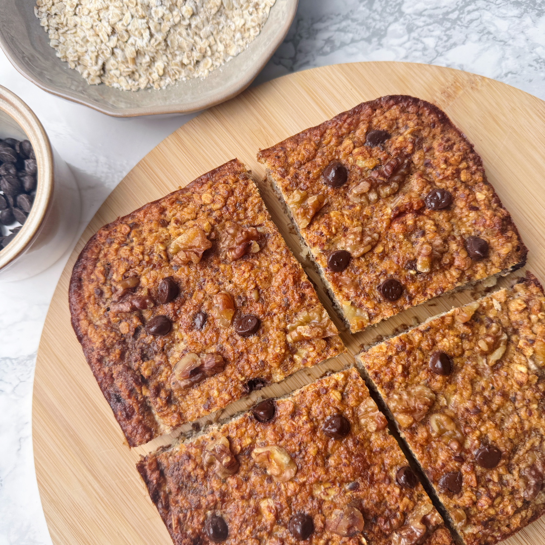 Nutty Chocolate Baked Oats