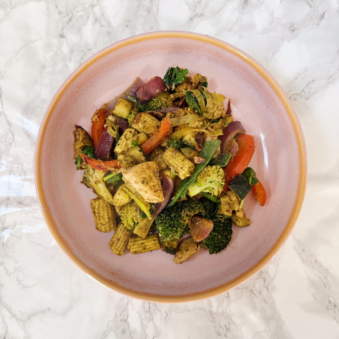 Low Carb Pesto Chicken