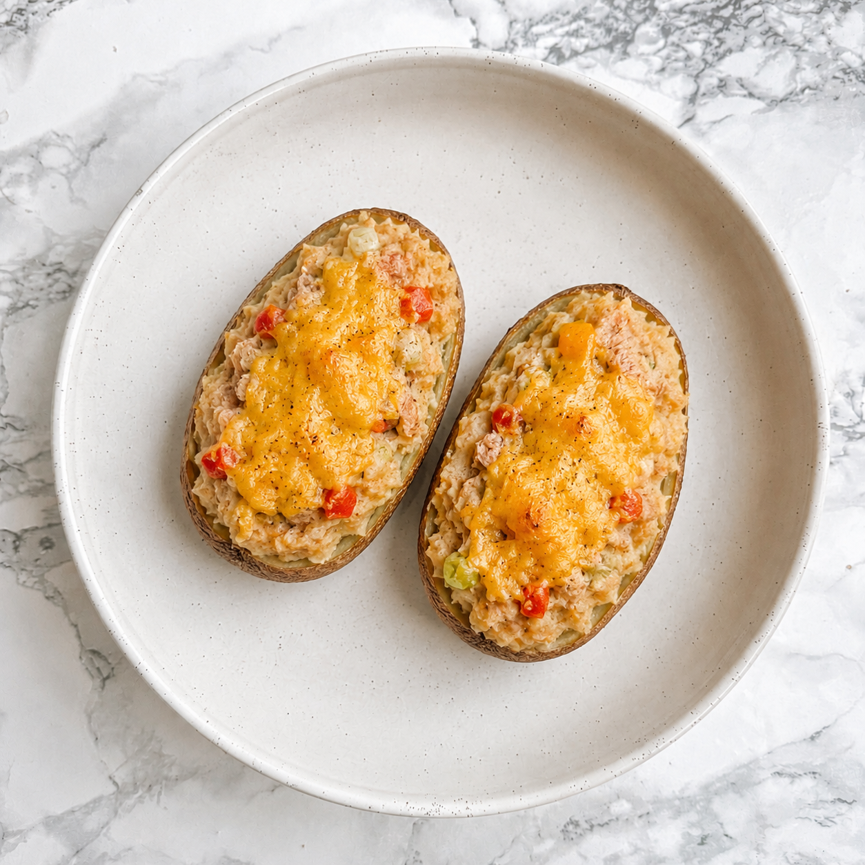 Stuffed Tuna Baked Potato