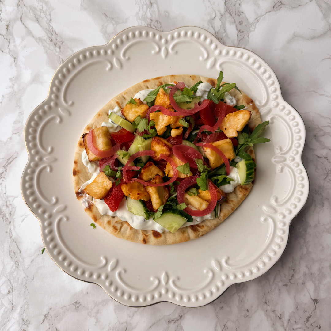 Hot Honey Halloumi Flatbread