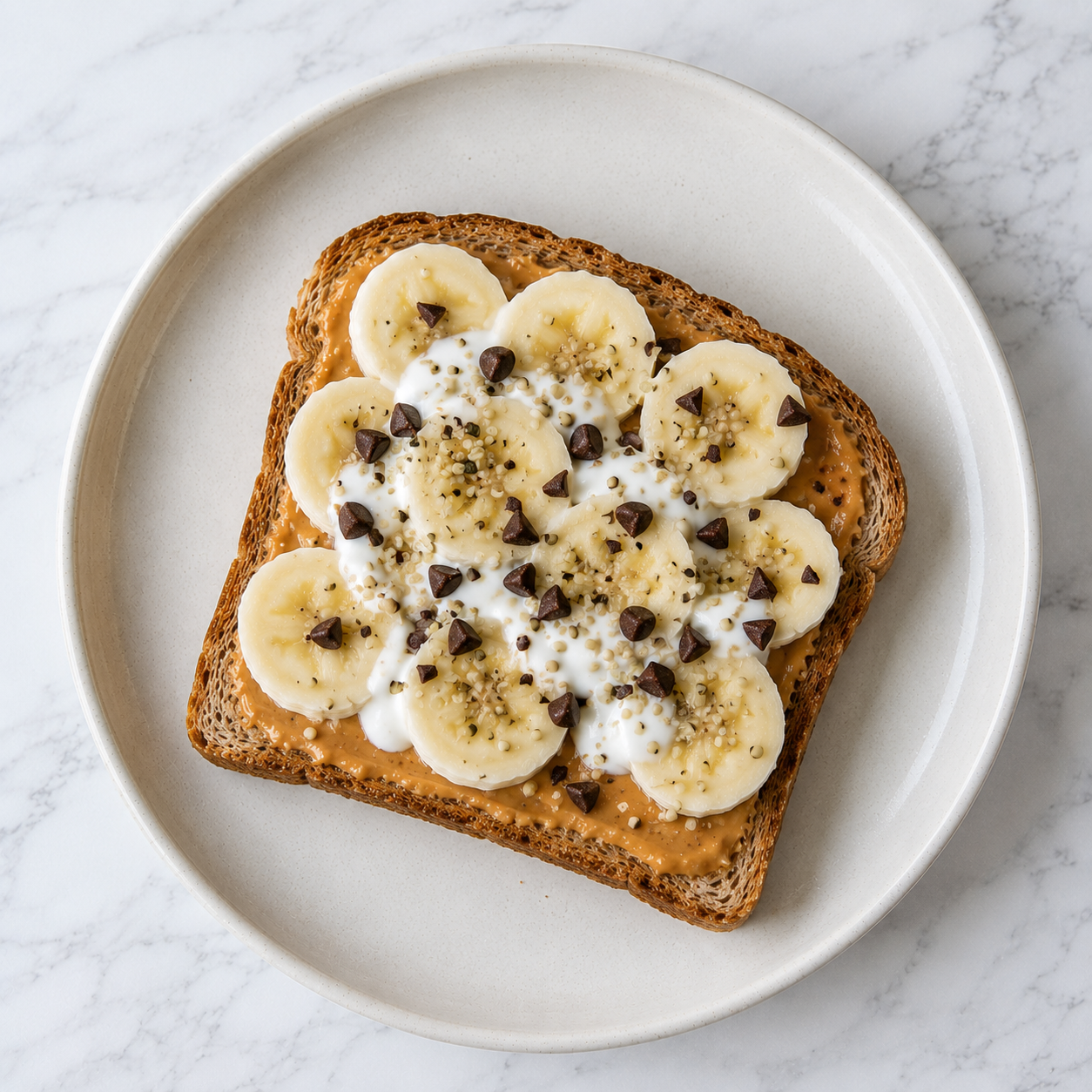 Quick Banoffee Toast