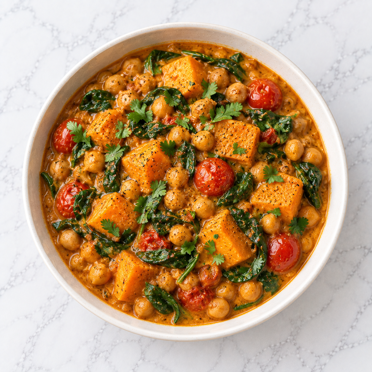 Indian Chickpea and Pumpkin Curry