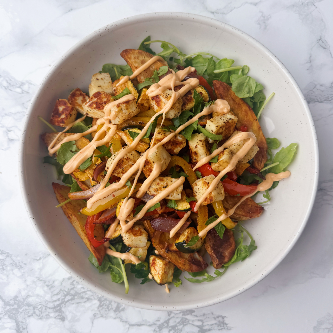 Halloumi Loaded Wedges
