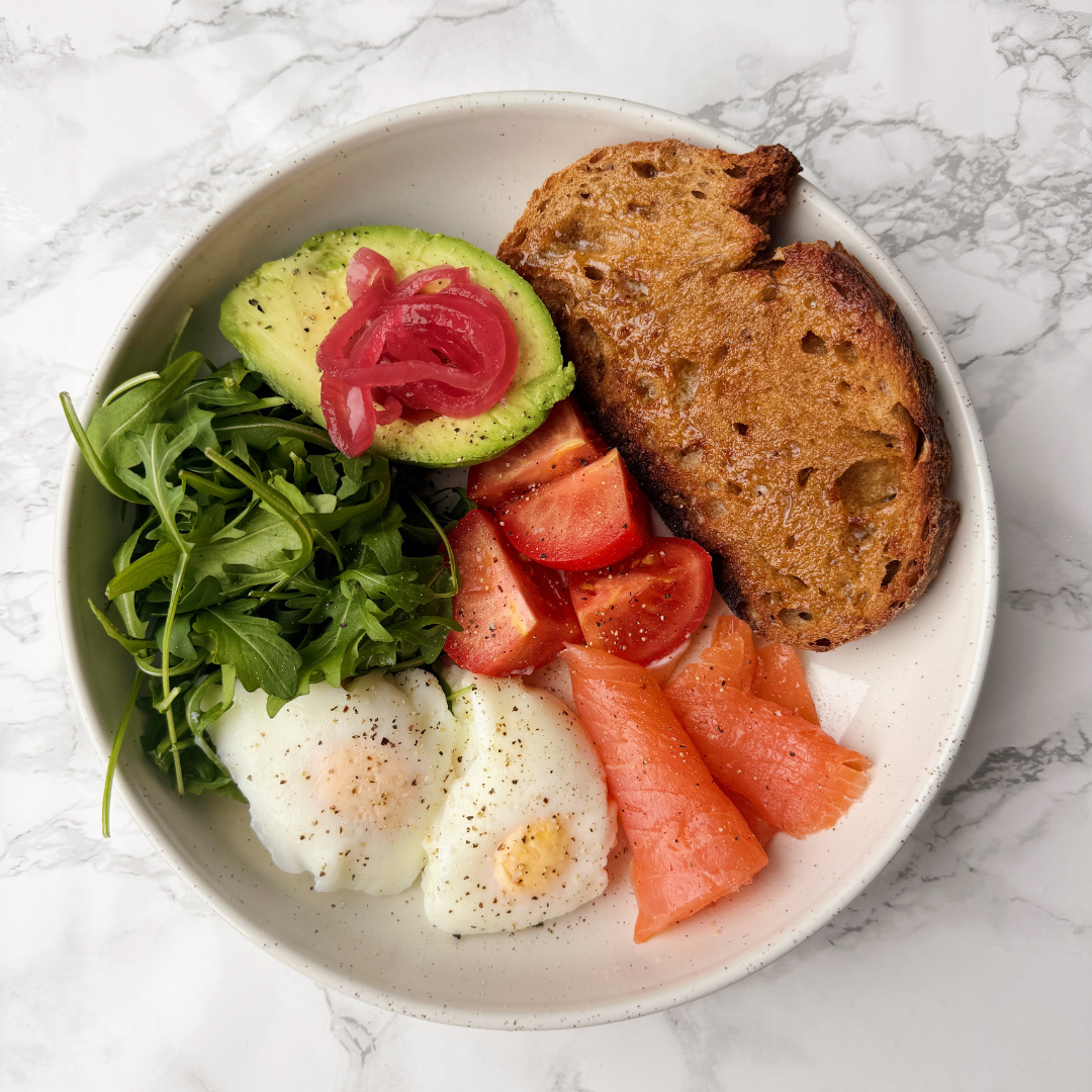 Smoked Salmon + Avocado Breakfast Bowl
