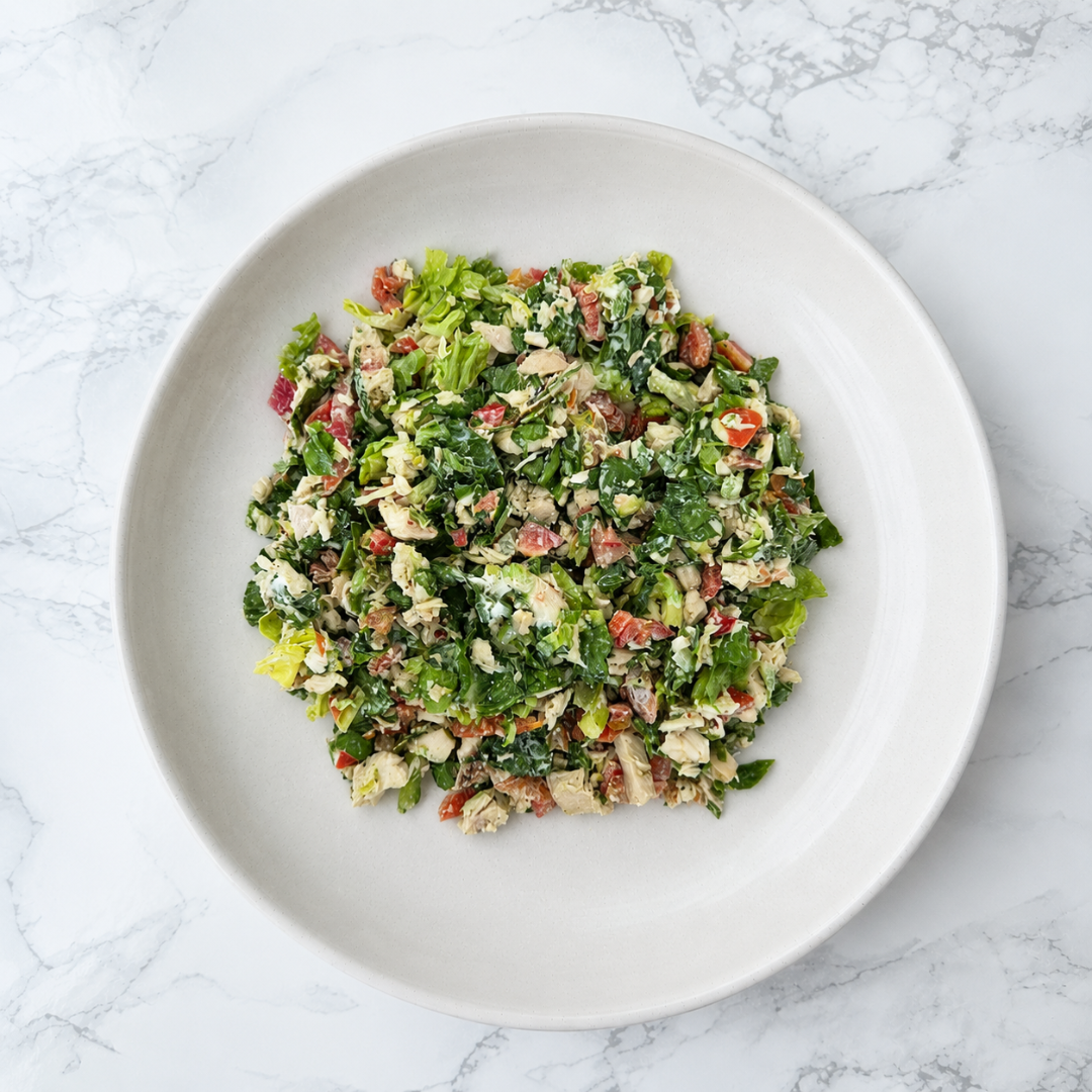 Chicken + Pesto Chopped Salad