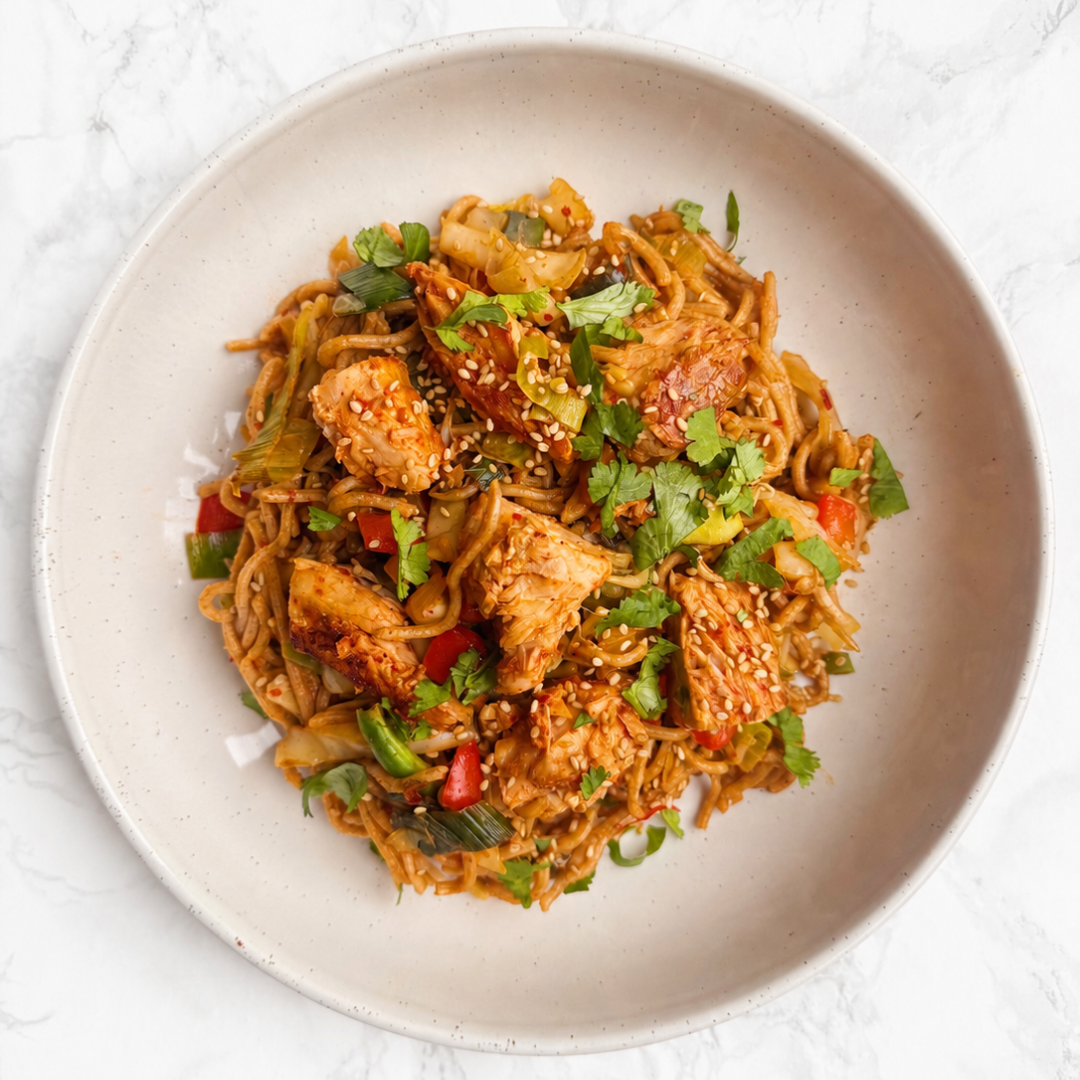 Gochujang Salmon Stir Fry