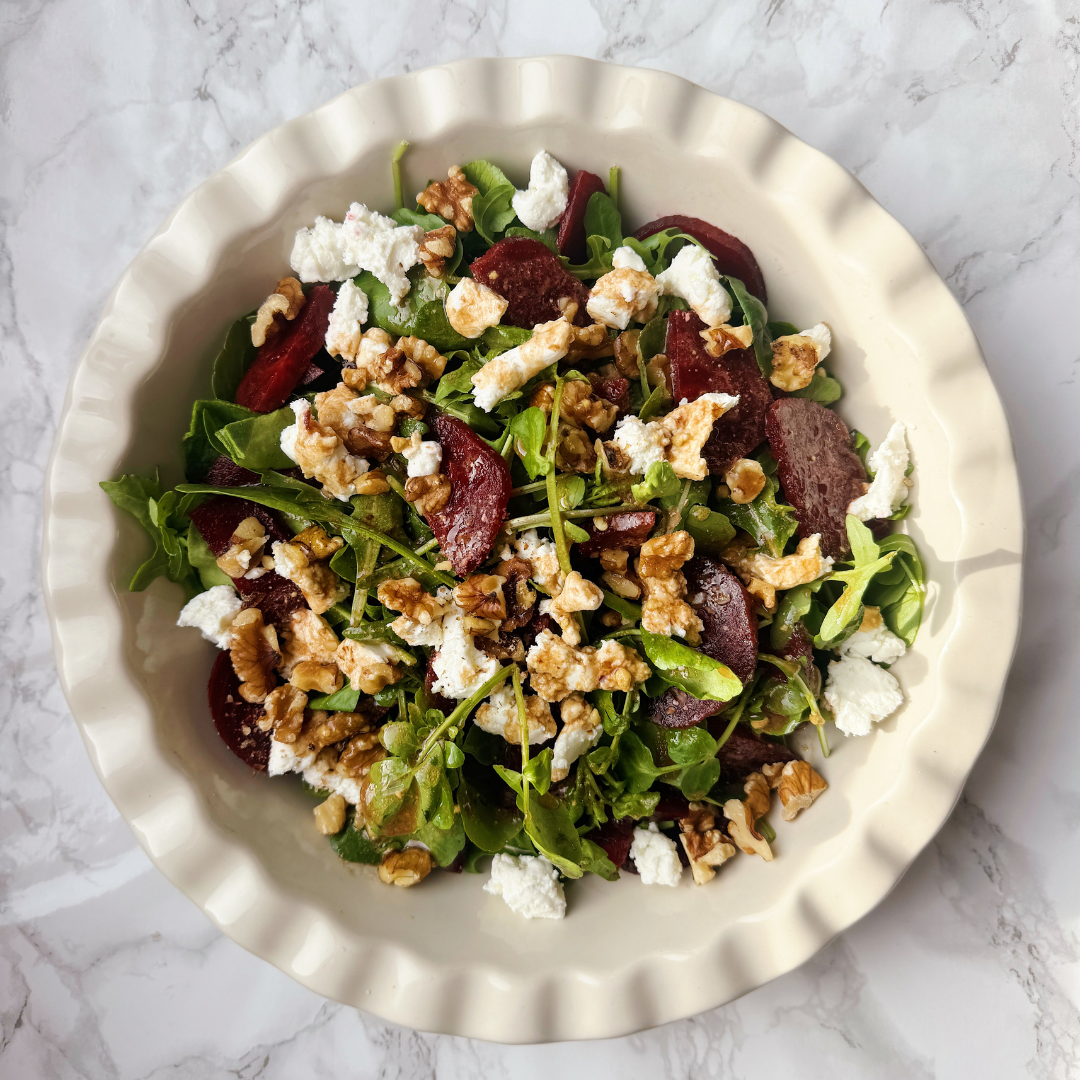 Simple Goats Cheese & Beetroot Salad