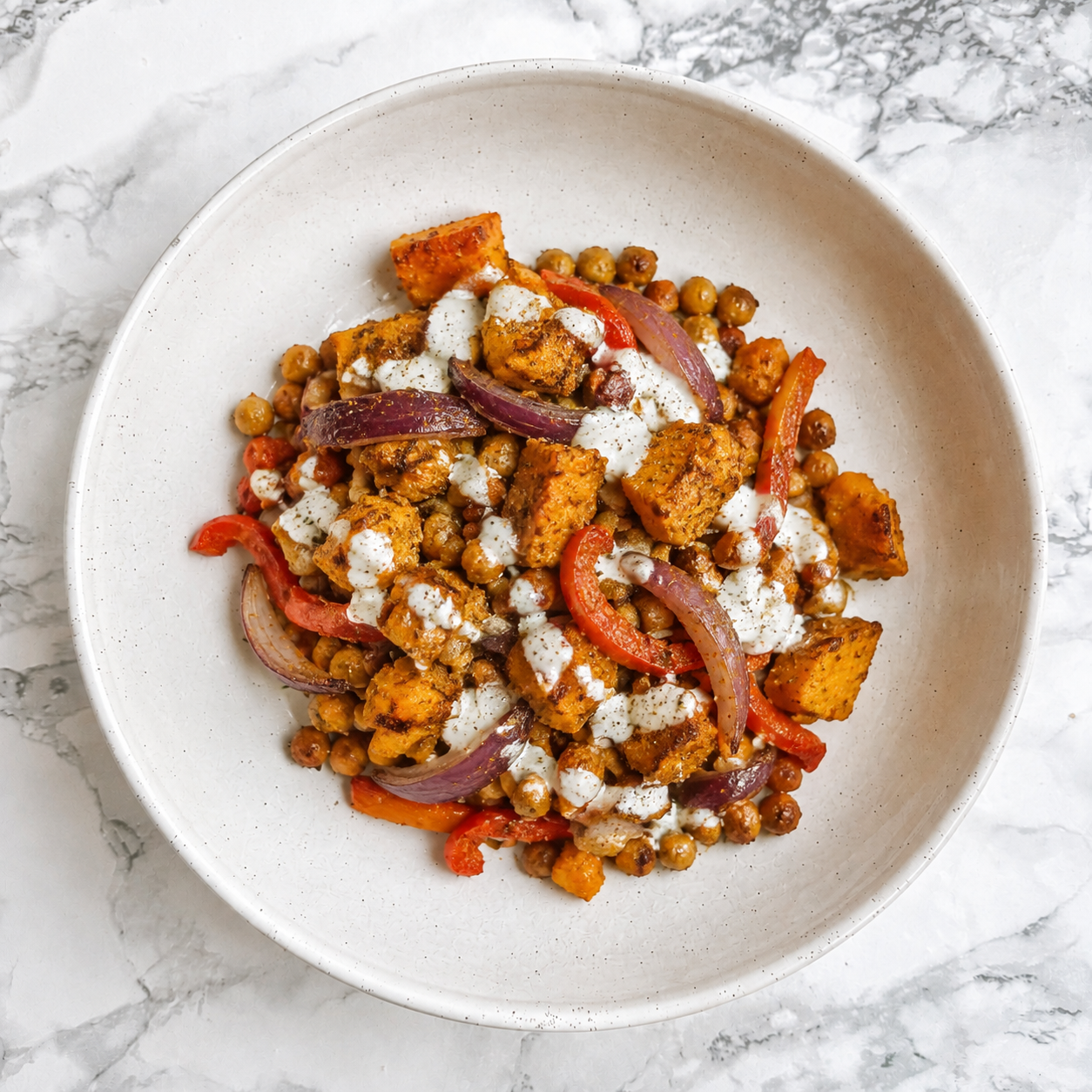Tandoori Chickpea and Butternut Squash Bake