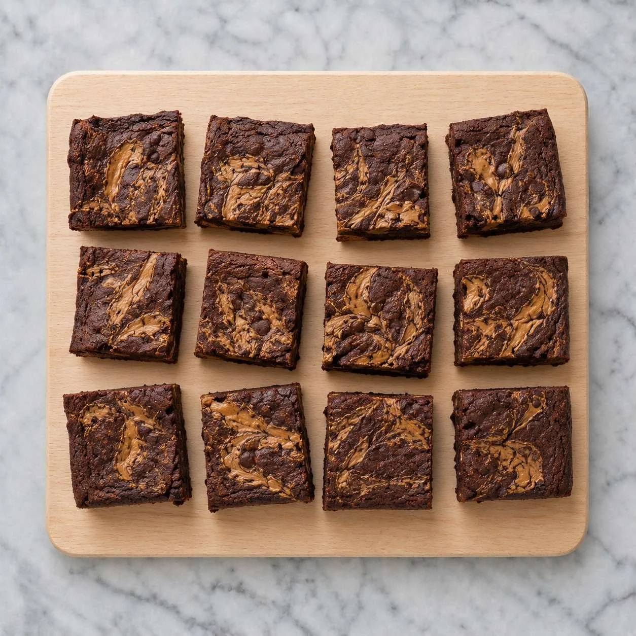 Flourless Peanut Butter Brownies