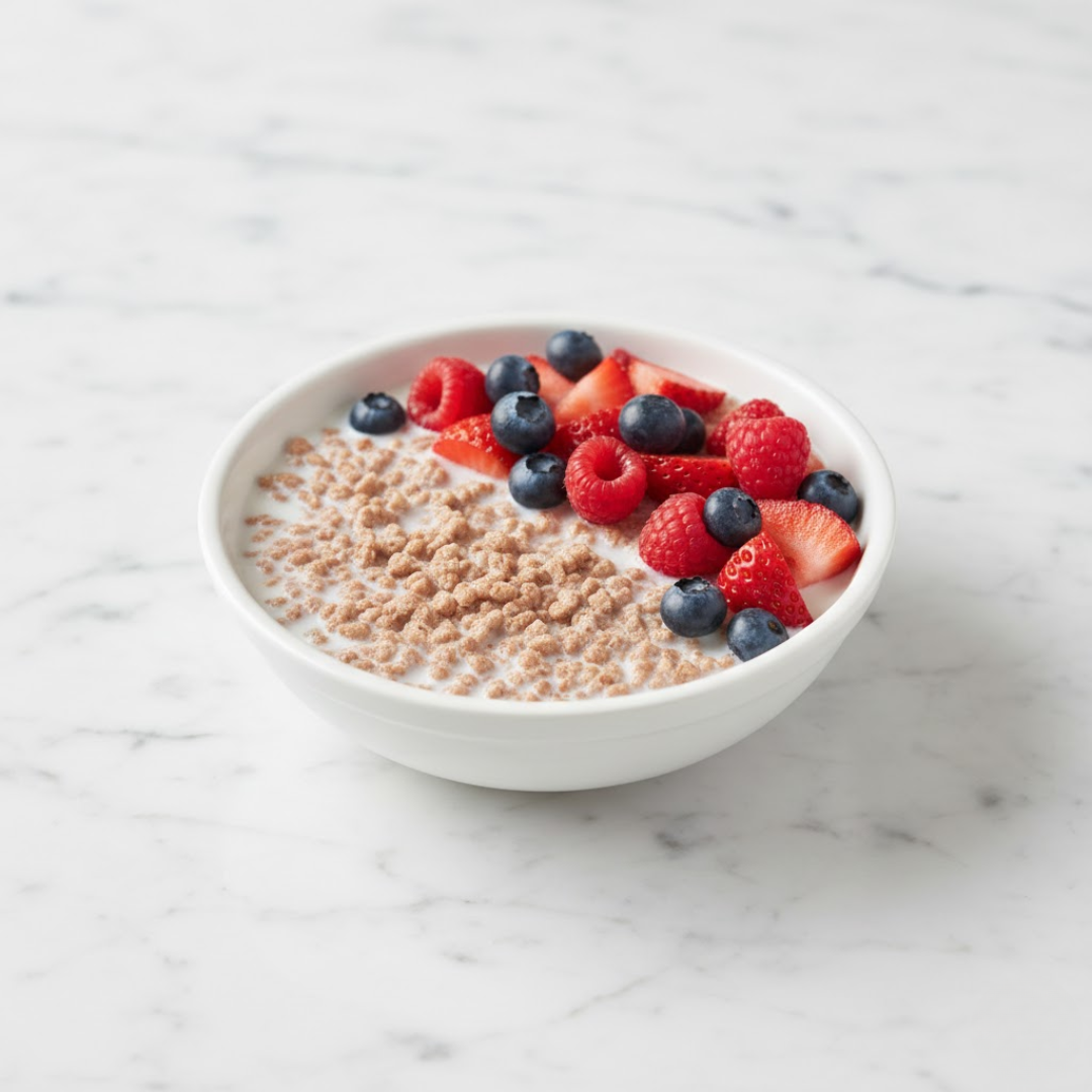 Grape Nuts Cereal + Fruit