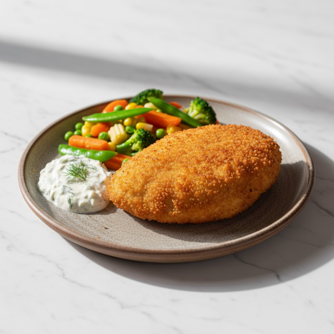 Chicken Kiev + Veggies