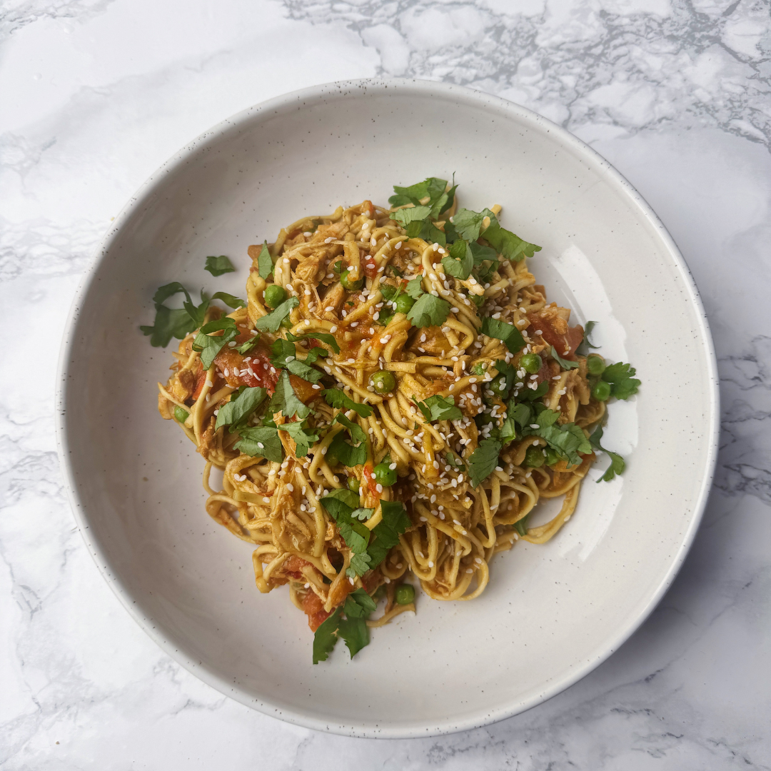 Slow Cooker Katsu Noodles