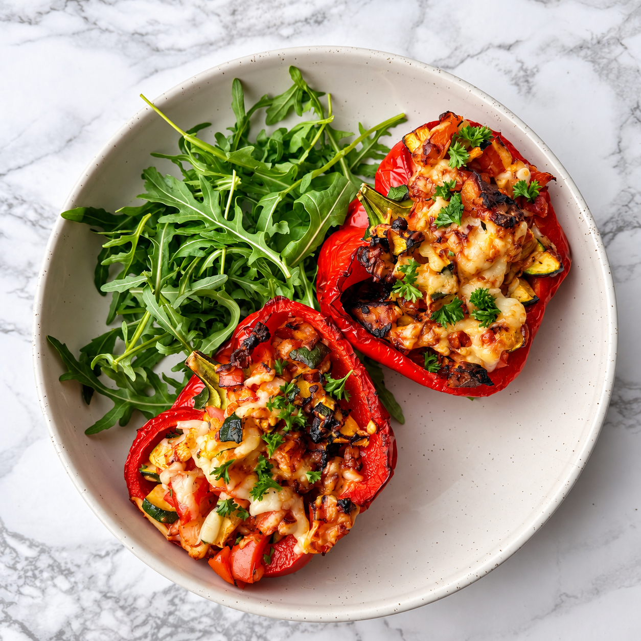 Veggie Stuffed Airfryer Peppers