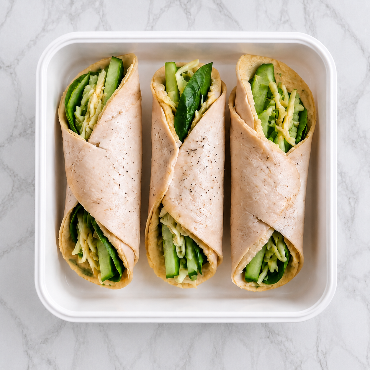 Bento Box - Turkey Slice Roll-Ups