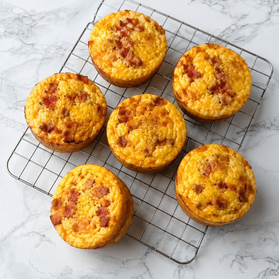 Bacon and Cheese Egg Muffins