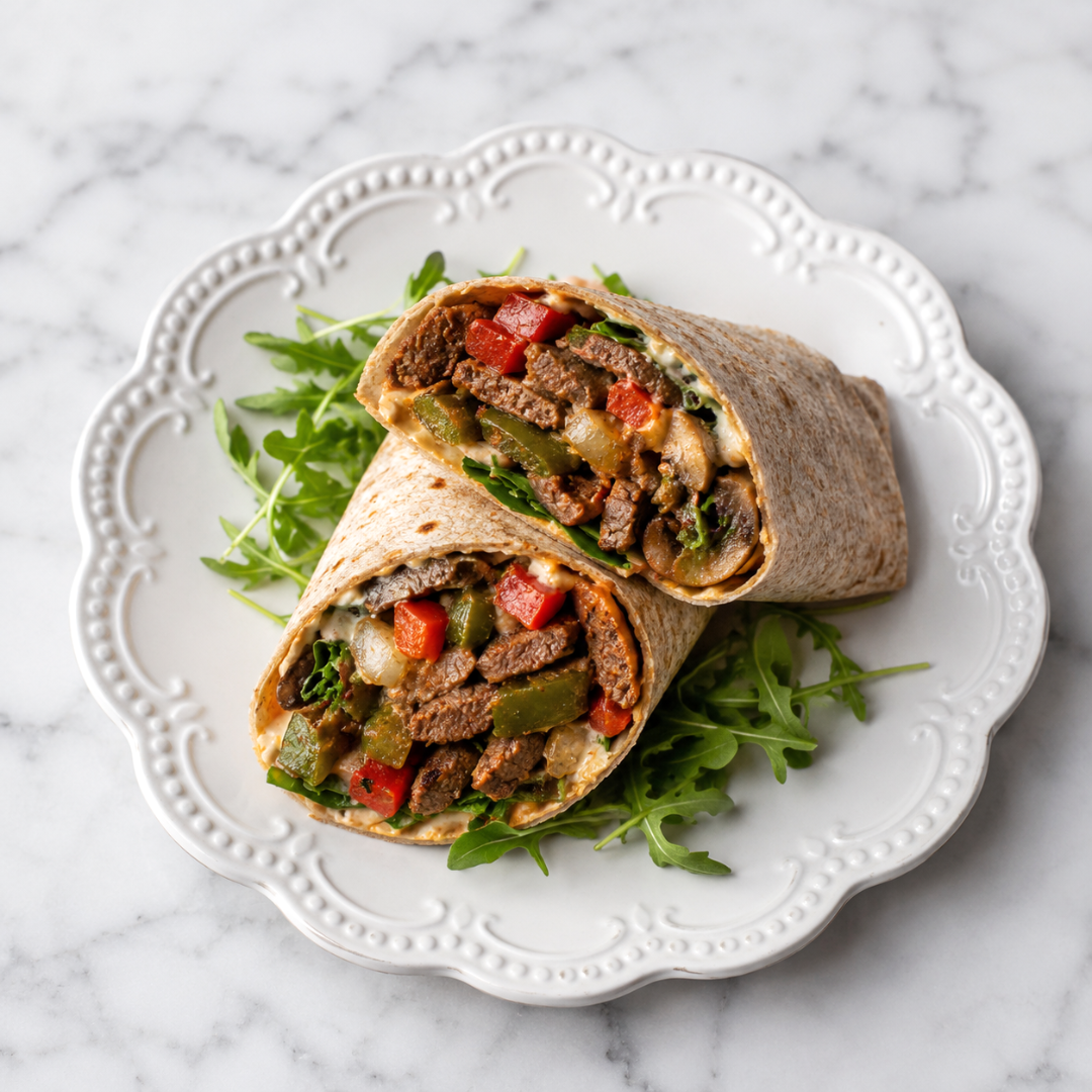Philly Cheese Steak Wrap