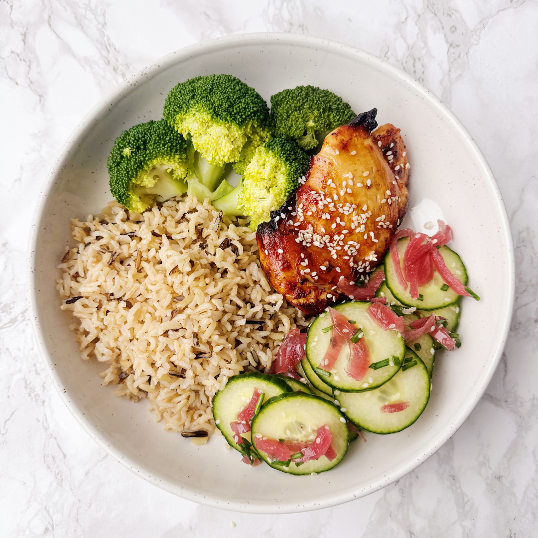 Asian Chicken Rice Bowl