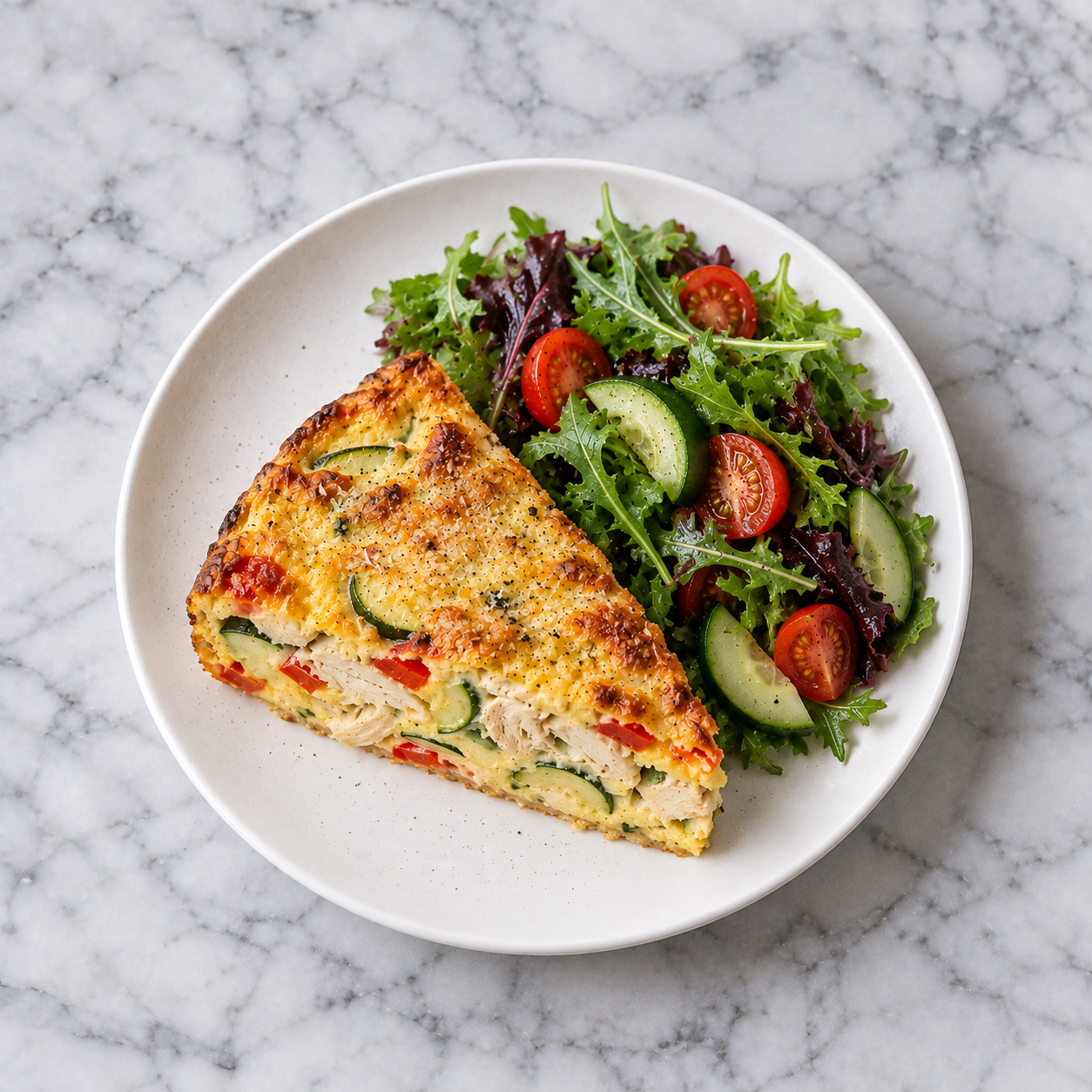 Crustless Chicken Quiche