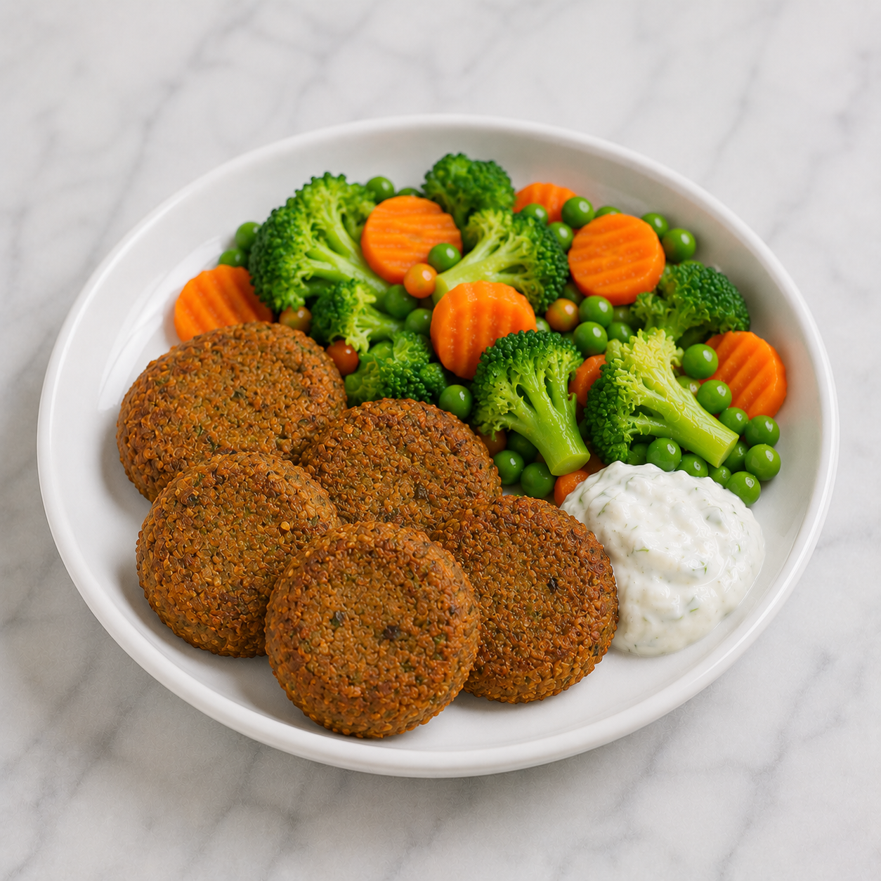 Falafel + Veggies
