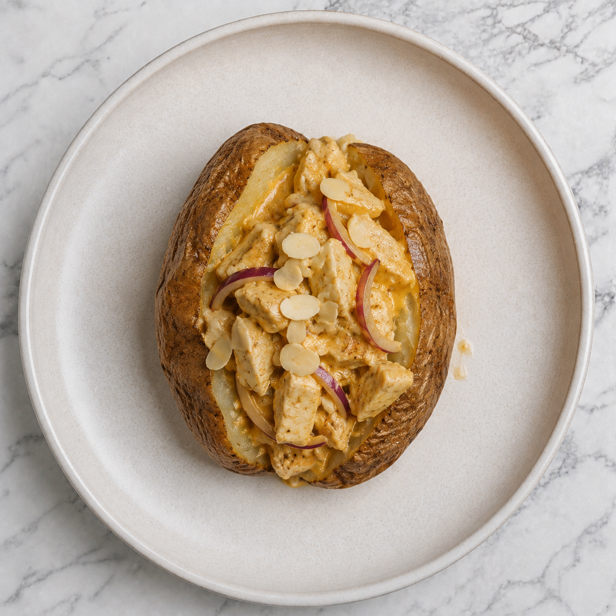 Coronation Chicken Baked Potato