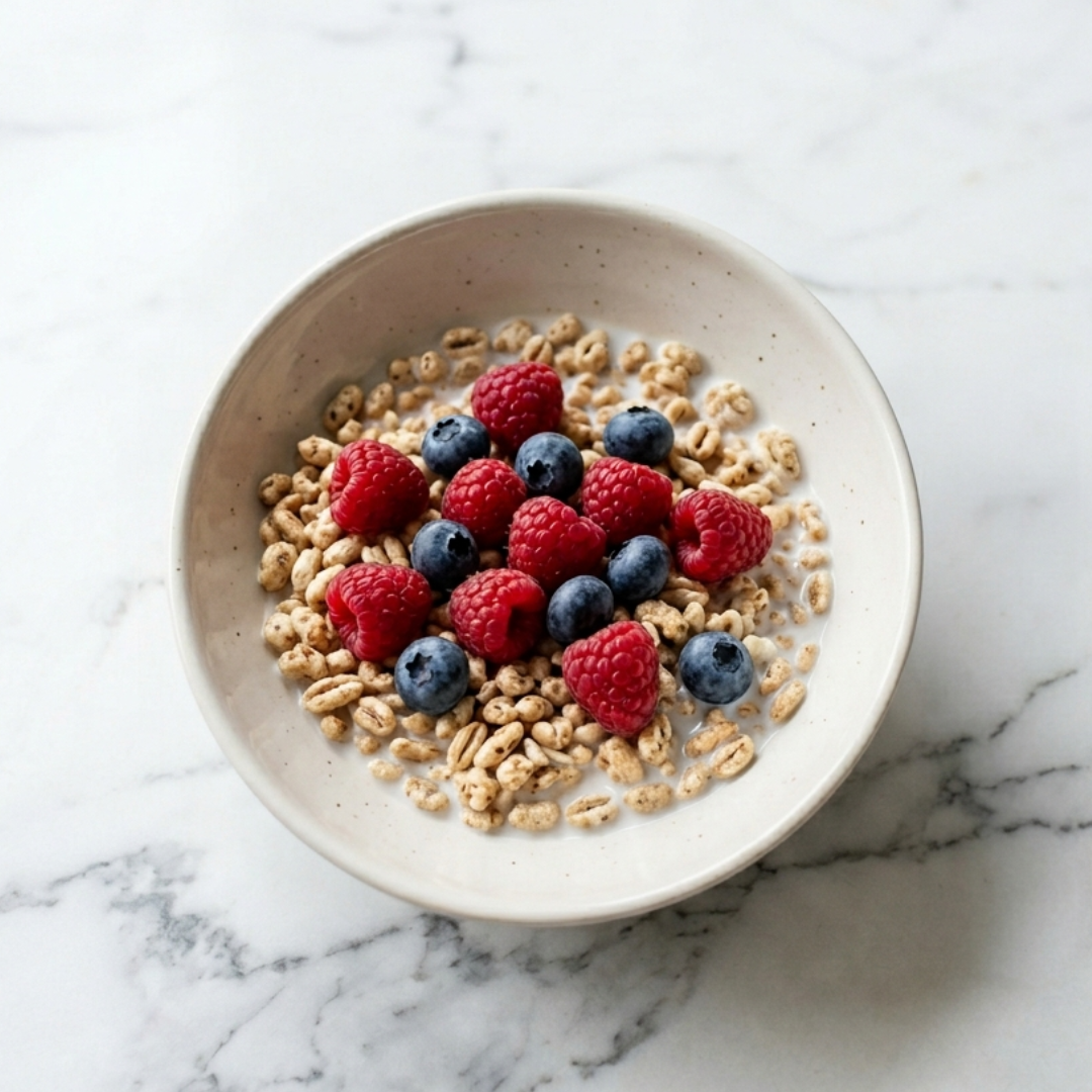 Sugar Free Multi-Grain Puffs with Berries