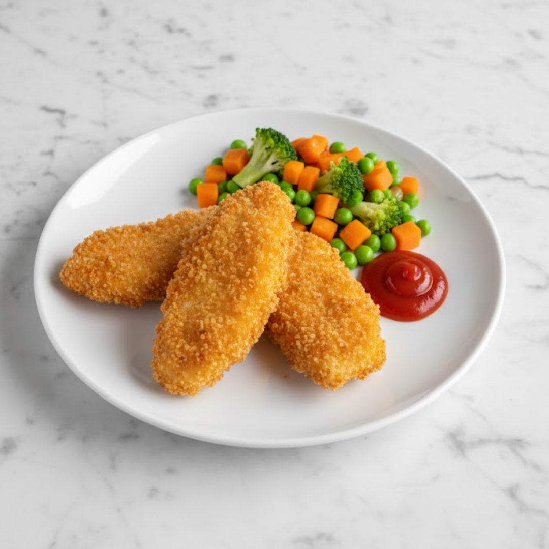 Chicken Goujons + Veggies