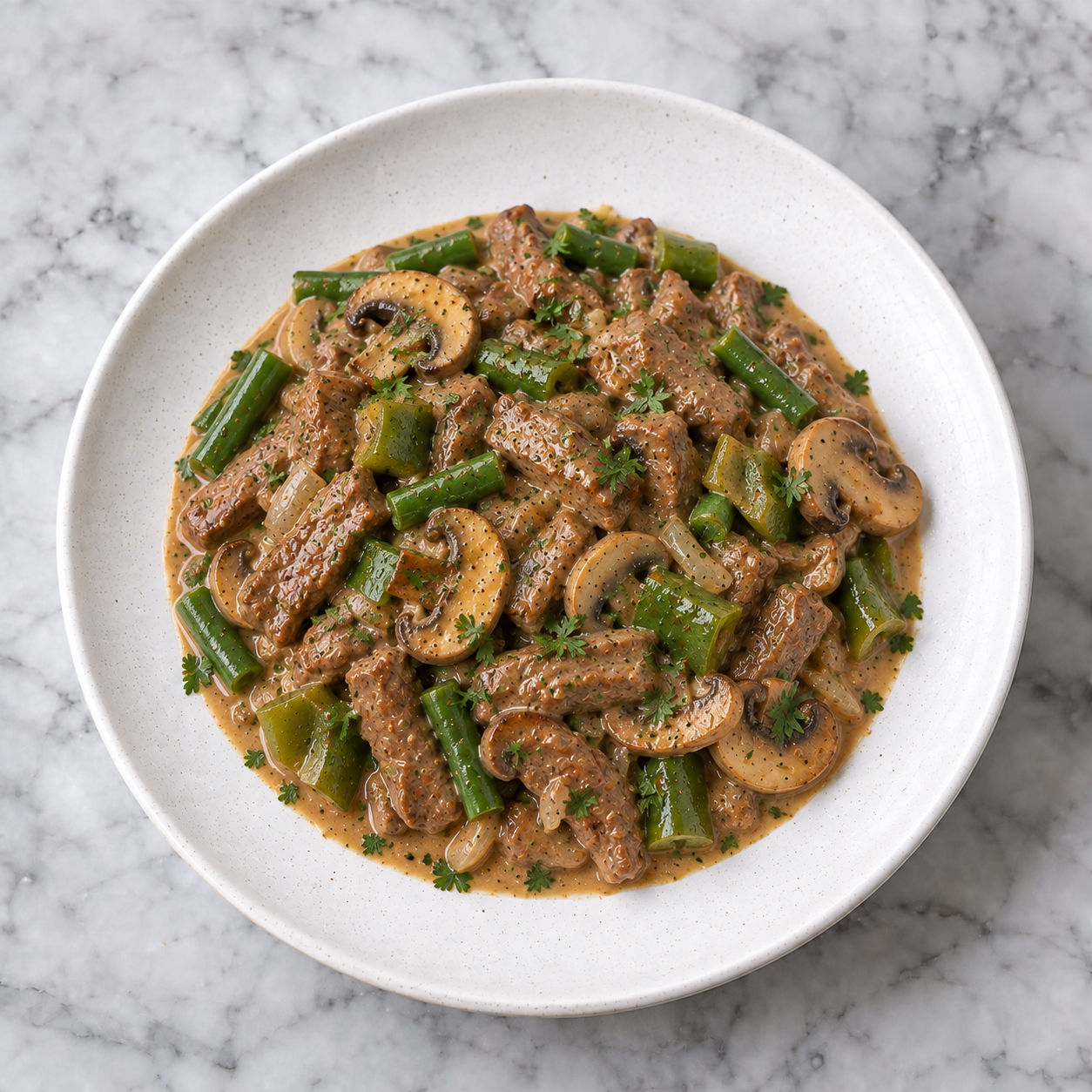Beef and Mushroom Stroganoff