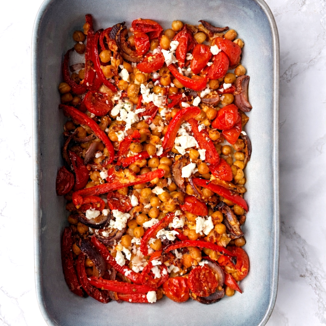 Baked Feta Chickpeas