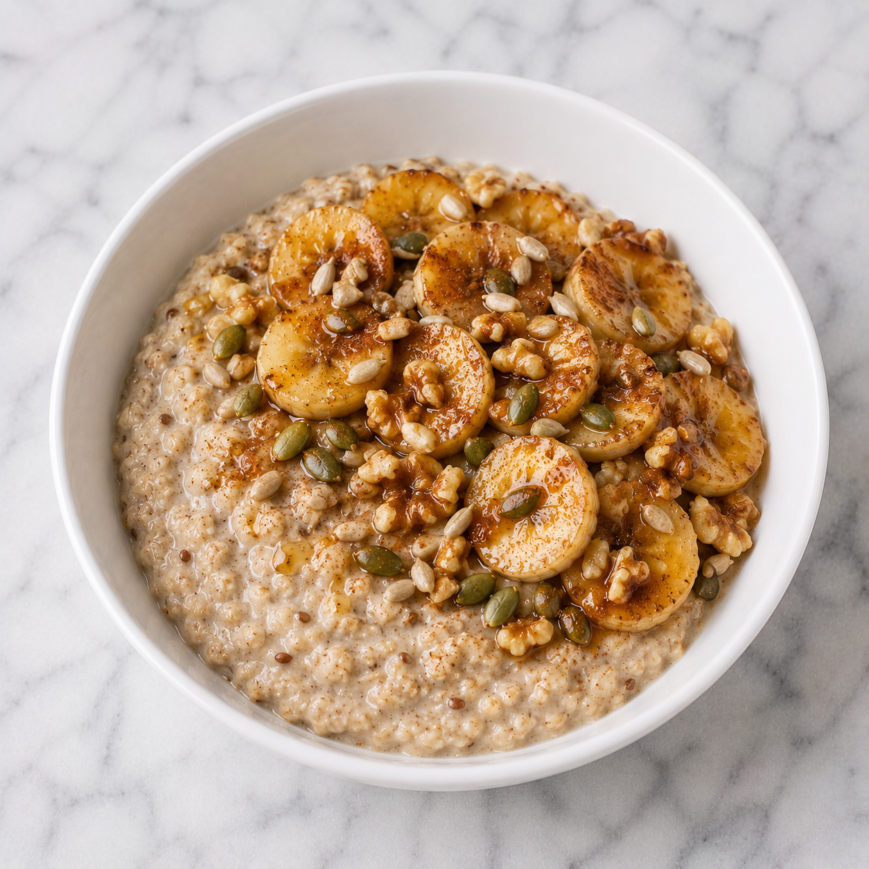 Caramelised Banana Porridge