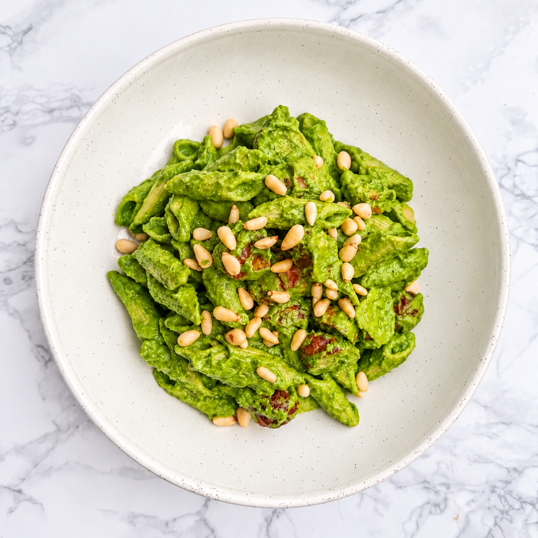 Secret Greens Pesto Pasta