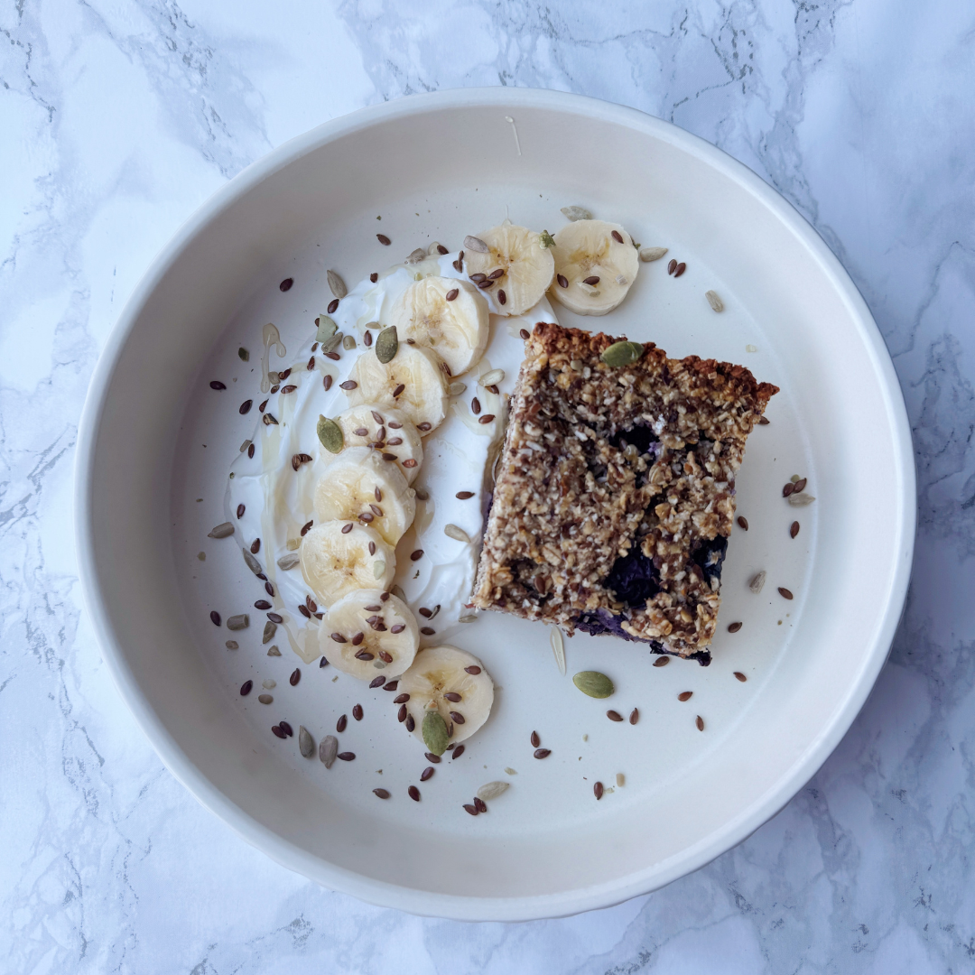 Blueberry + Lemon Squares