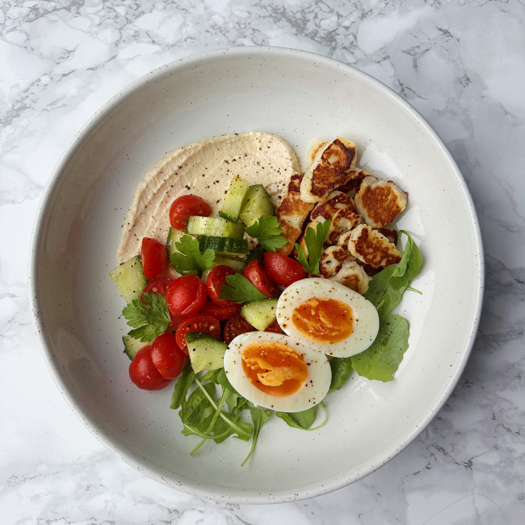 Egg & Halloumi Bowl