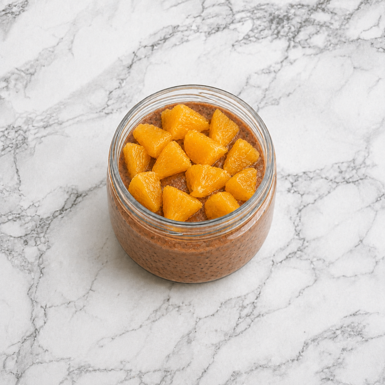 Chocolate and Orange Blended Overnight Oats