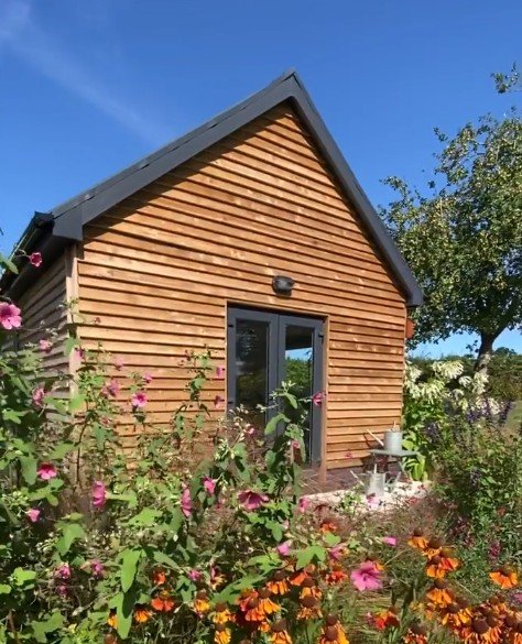Art gallery with garden views Hay-on-wye