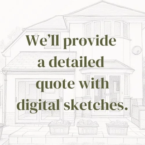 free quotes and digital sketches for your Garden Studio or Modular Extension in South Wales and the South West.