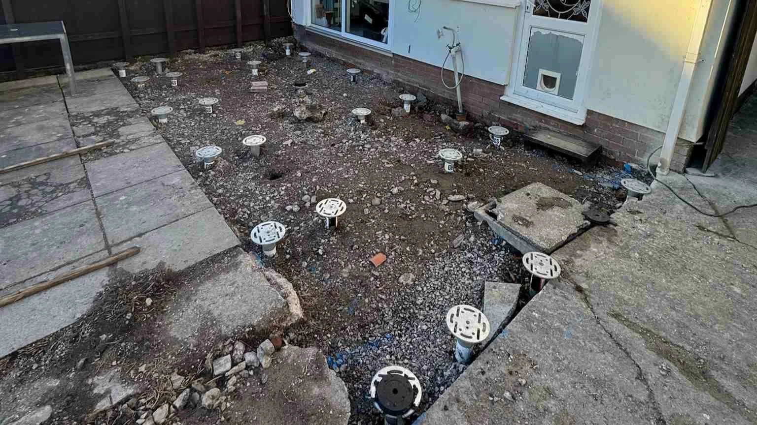 Ground screws foundation Newport