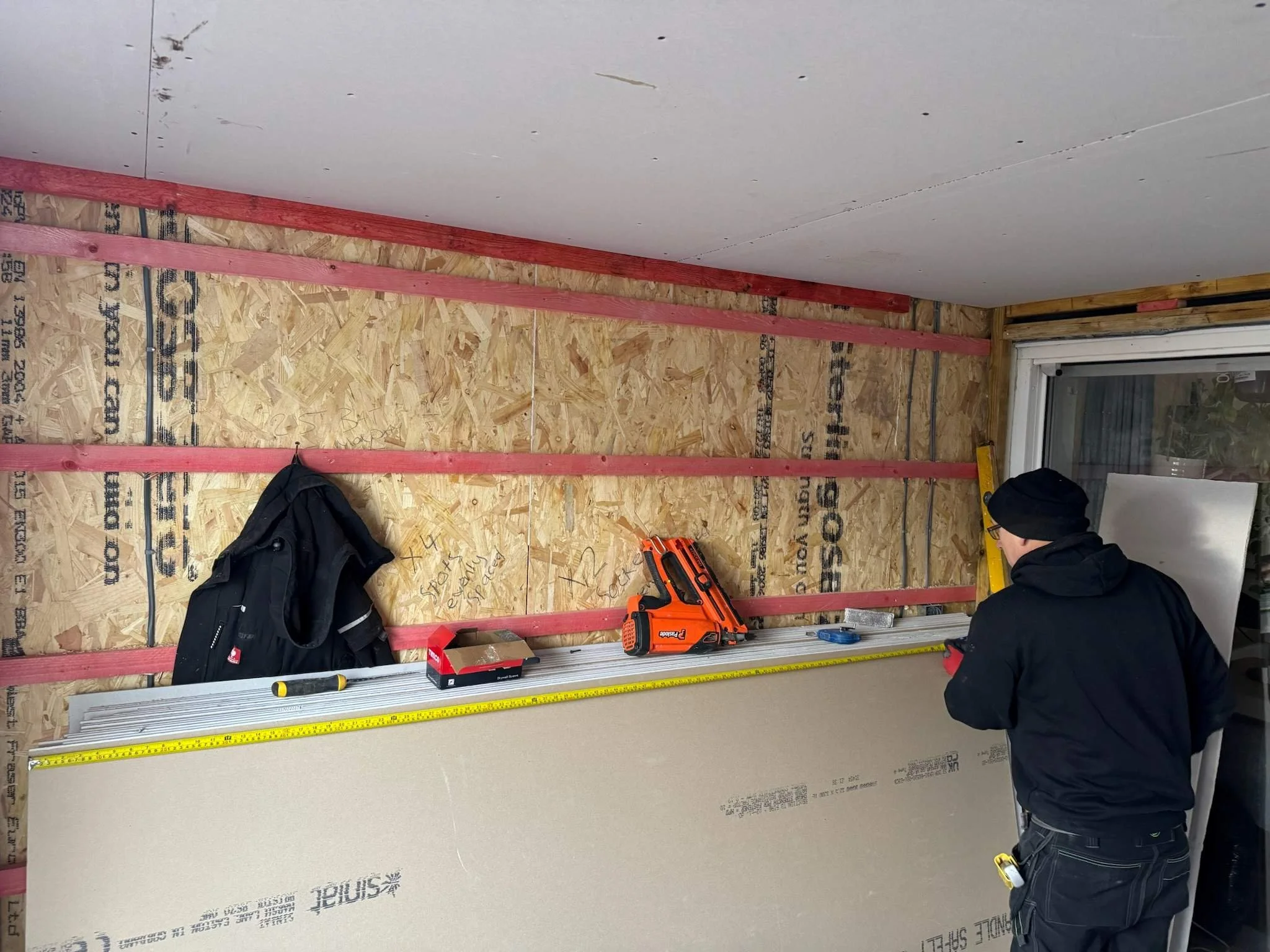 First fix electrics modular extension South Wales