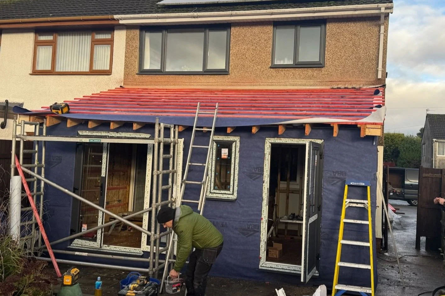 Pitched roof installation Newport