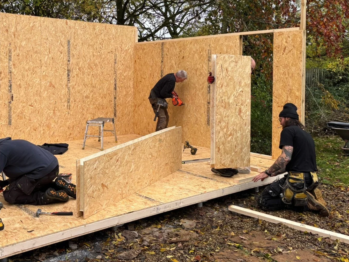 SIPs garden studio in Cardiff