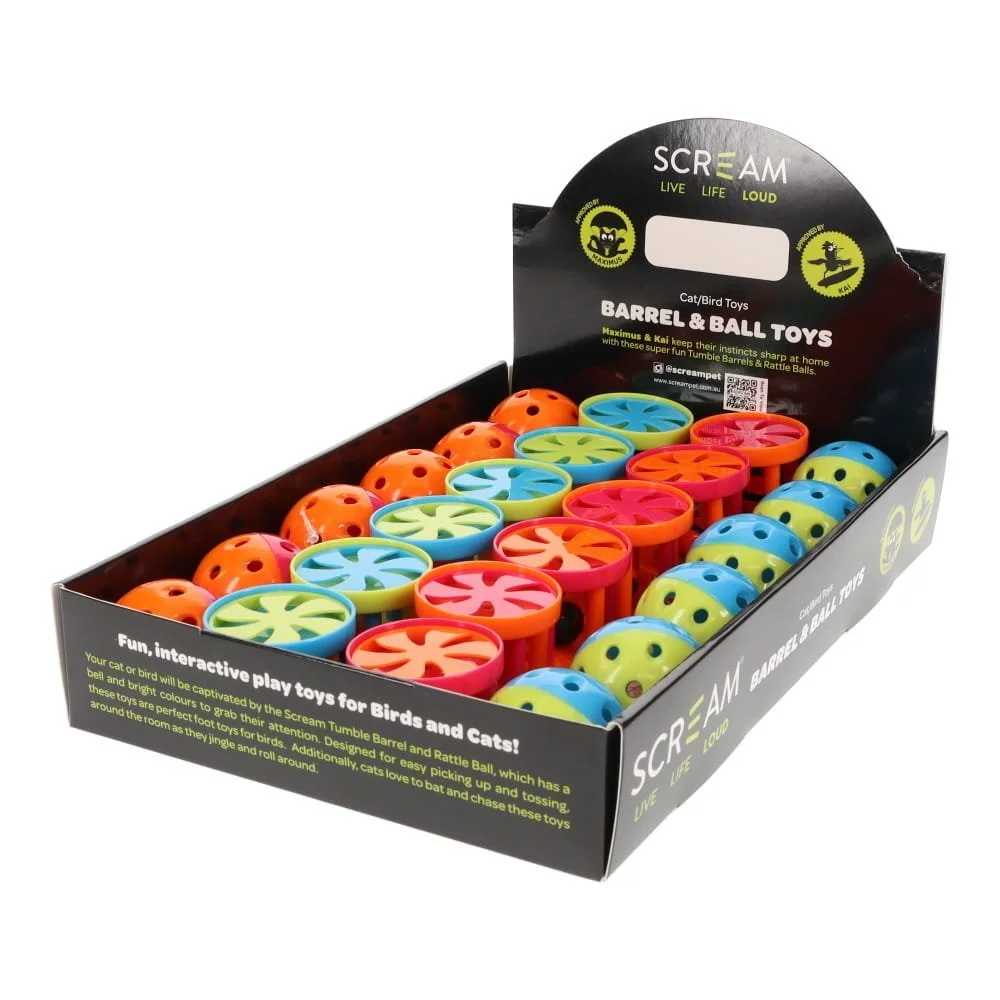 Scream Barrel & Ball Toys