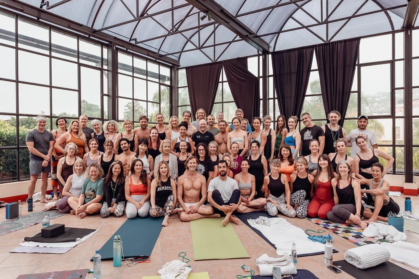 How blessed we are!
How blissed we are!
🕉️🙏🏽🕯️❤️&zwj;🔥

We return to the scene of our blissful dancing singing Viva Yoga party in July 2024! 
🪅🥳👯🕺💃🏼👯&zwj;♂️

The weather, location and the bhaktiliciousness will be perfect once again 
❤️💕