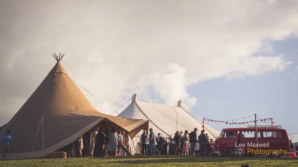 Tipi event hire Croyde Devon