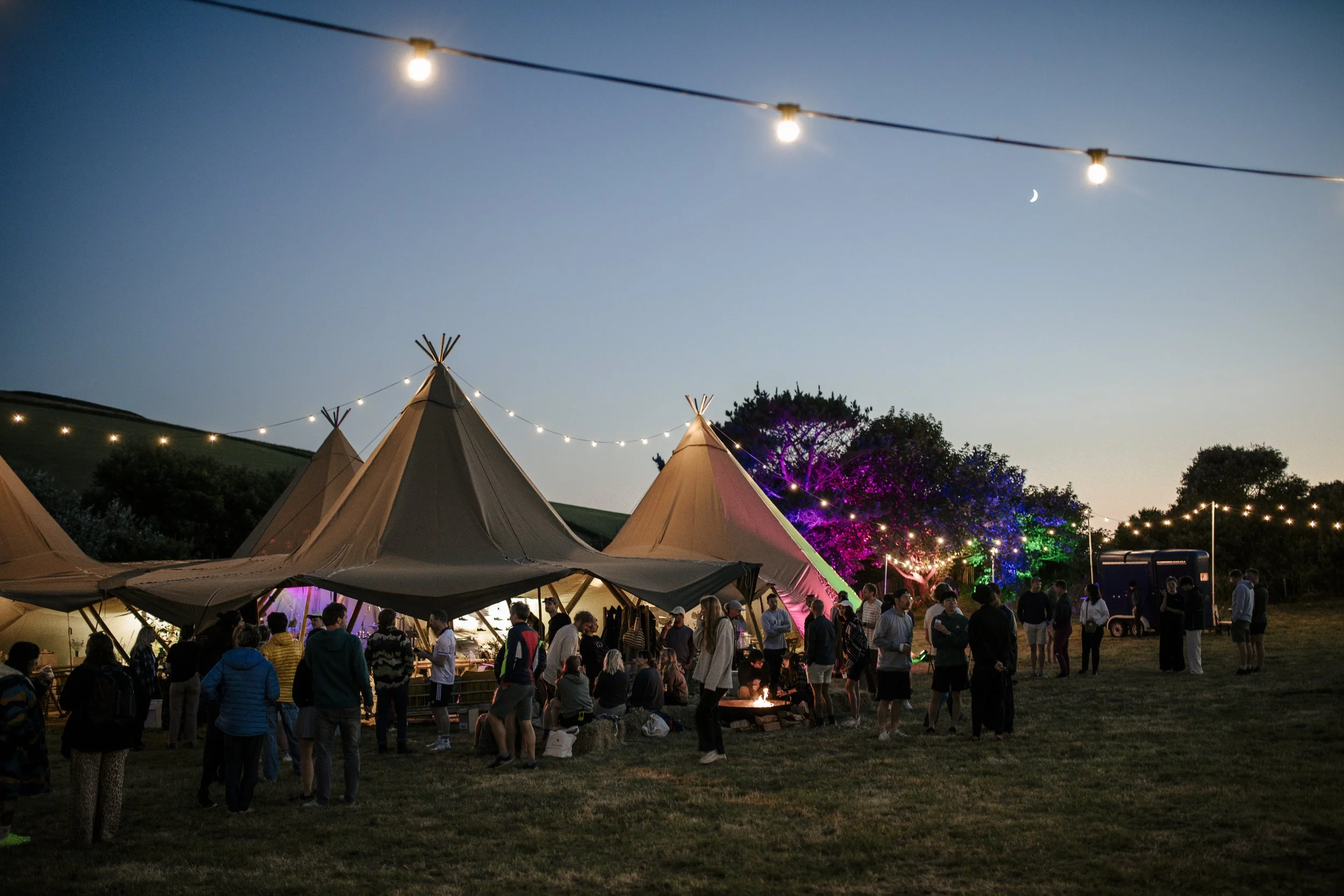 Corporate tipi hire Devon retreat