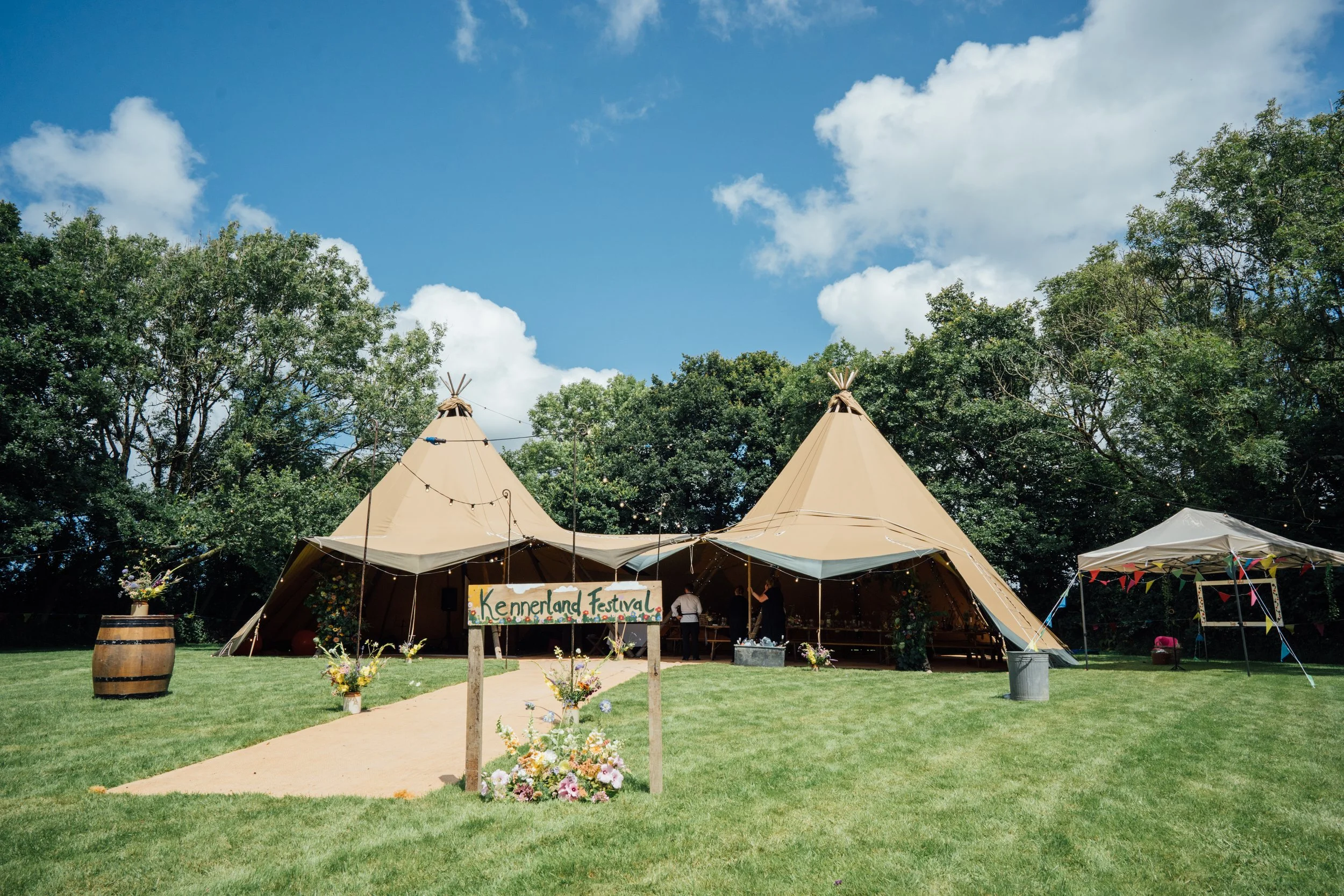 Nordic tipi wedding hire Devon