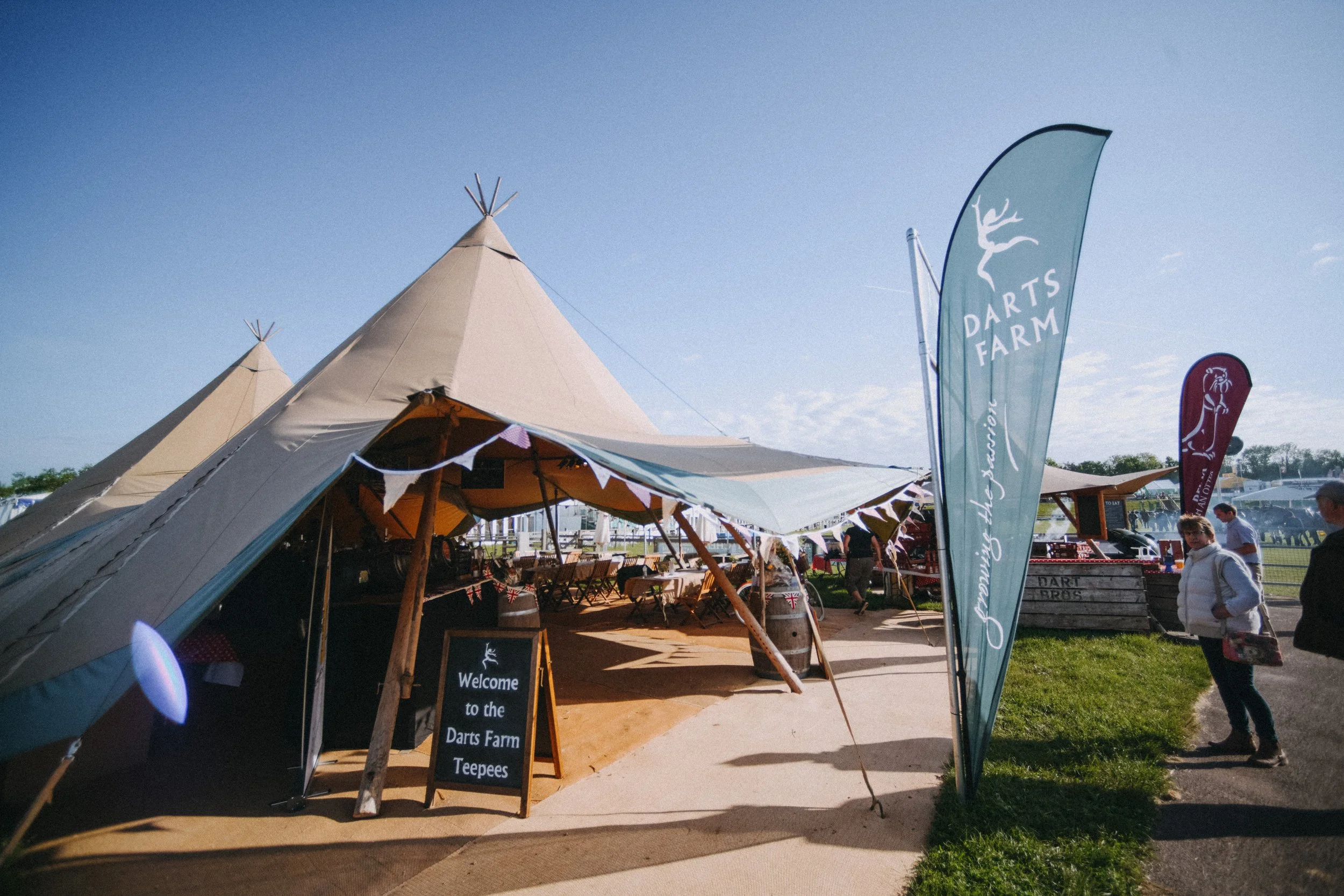 Tipi hire Devon County Show