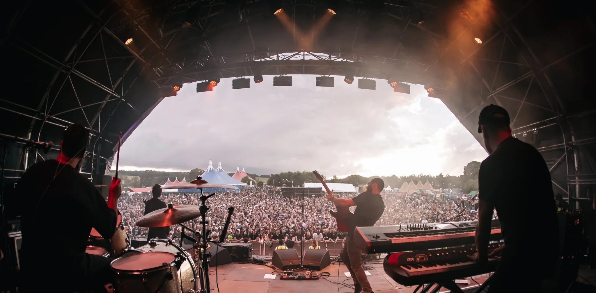 Festival tipi hire at 2000trees Music Festival 2024, Gloucestershire