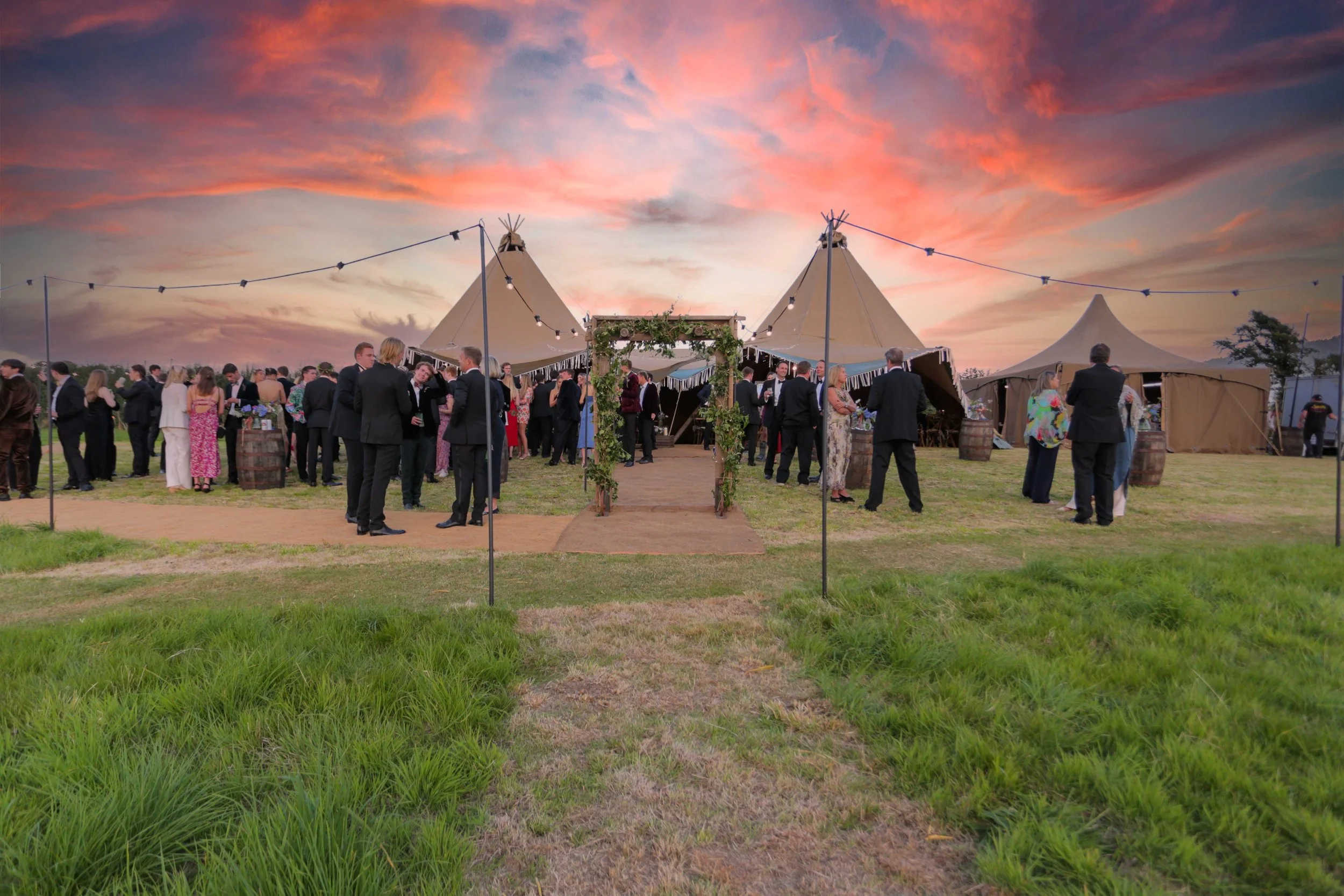Tipi birthday party hire Devon