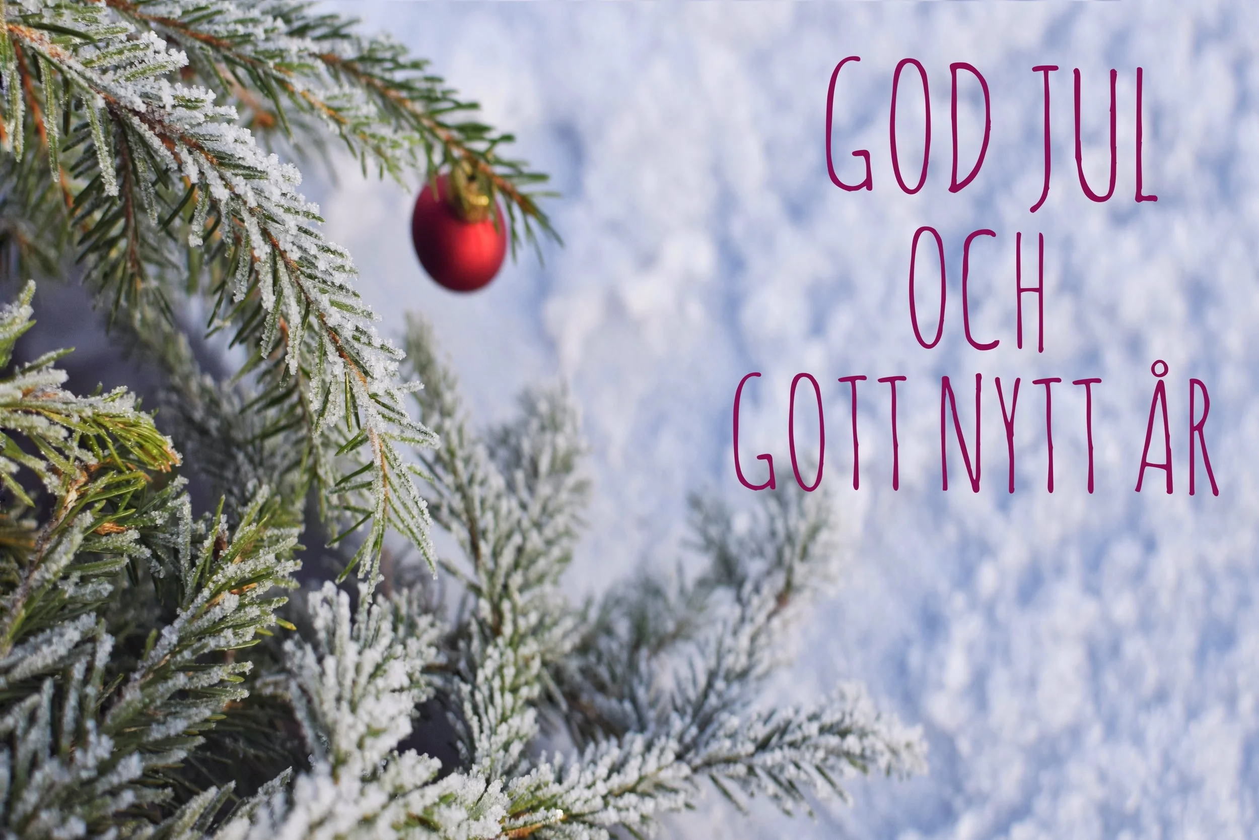 God Jul &amp; Gott Nytt År!