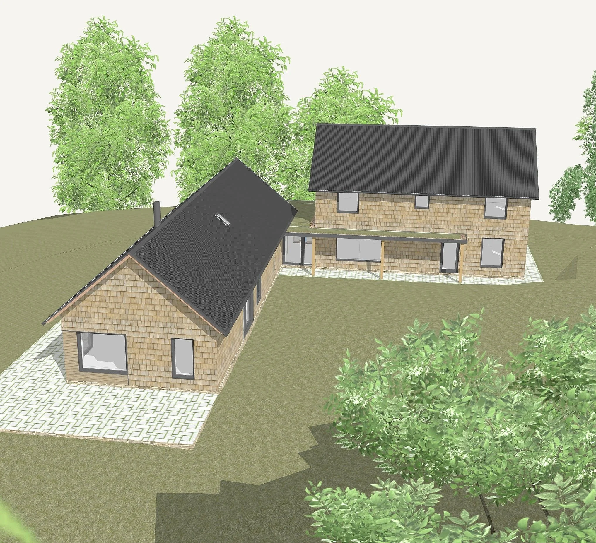 04/25 Maireannach - sketch design agreed with client. We're really looking forward to progressing this.