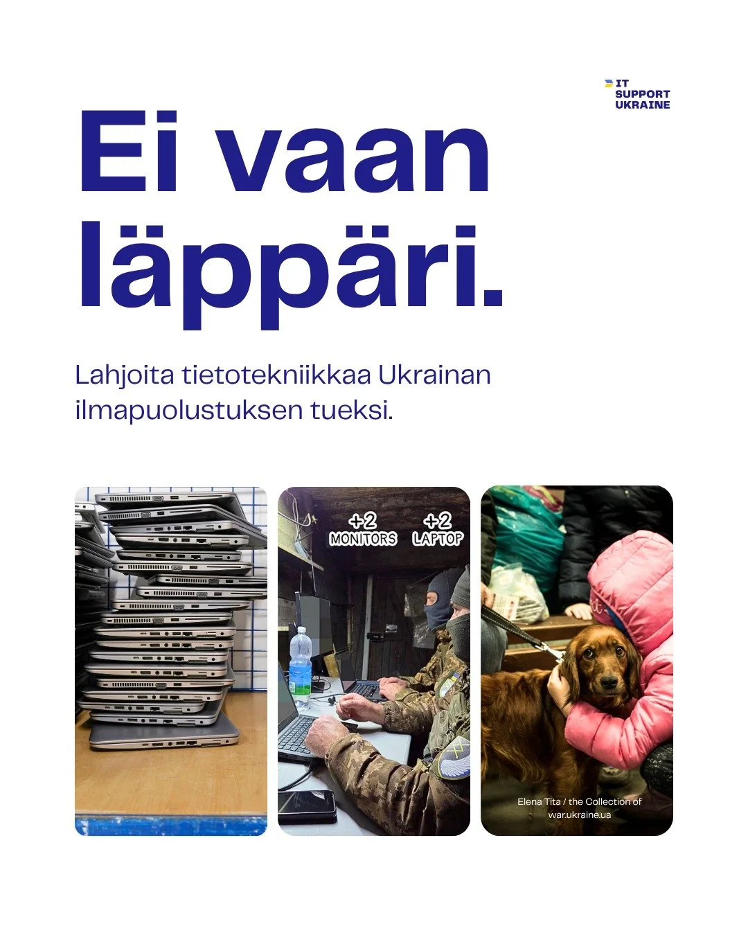 Ei "vaan" l&auml;pp&auml;ri. Firman hyllyill&auml; kierr&auml;tyst&auml; odottavat laitteet pelastaa Ukrainassa henki&auml;. Sin&auml; voit auttaa. 

Viikonloppuna 07-09.11.25 ven&auml;j&auml; iski voimalla Ukrainan energialaitoksiin, j&aum
